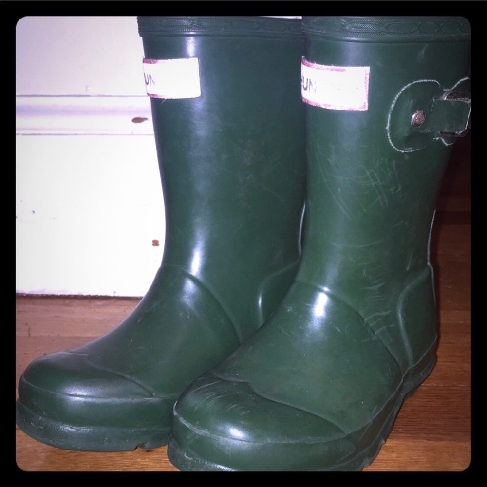 TODDLER GIRL GREEN HUNTER BOOTS